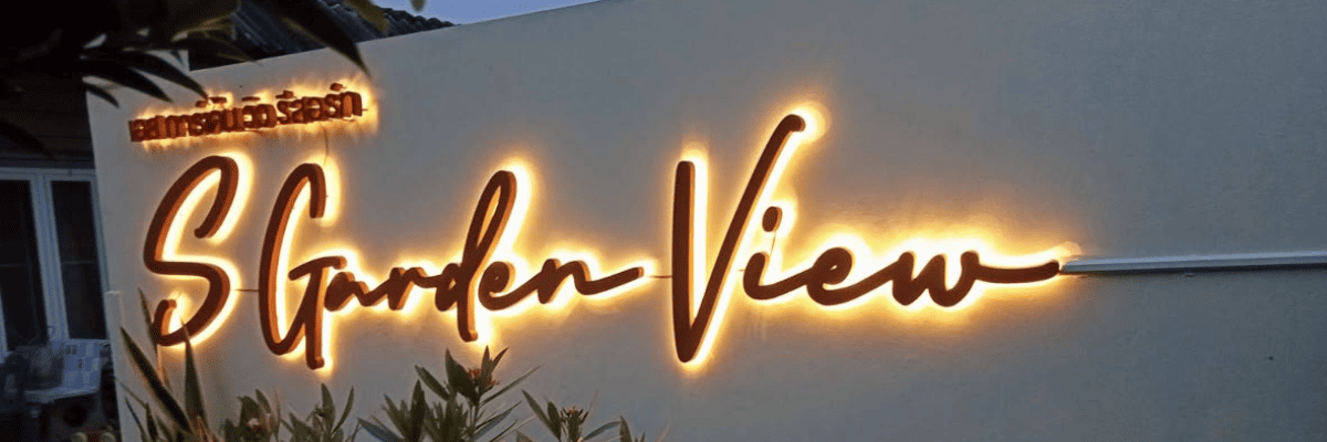 Back Light 3D Signage