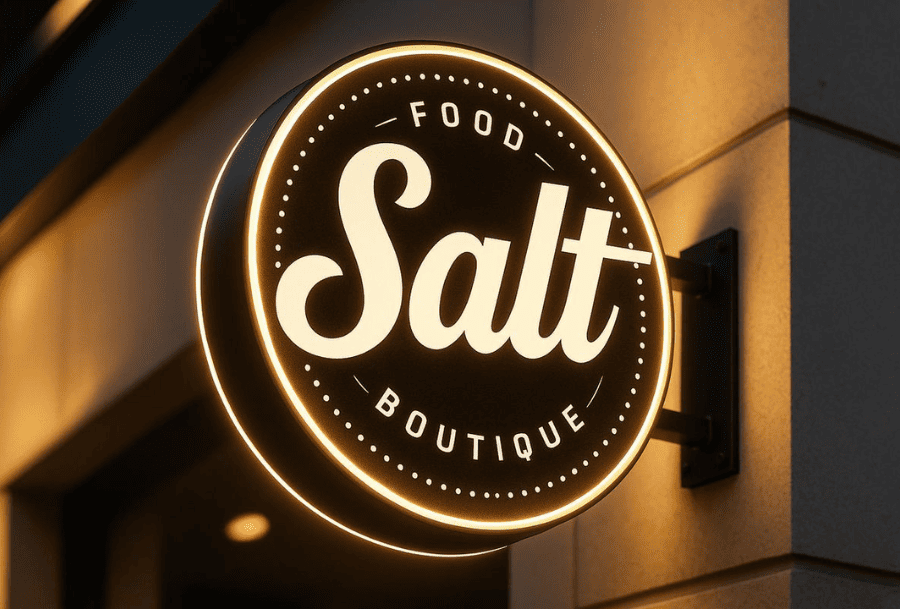 restaurants signboard