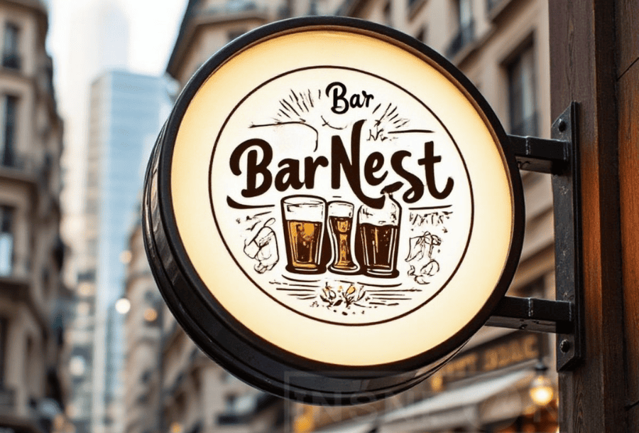 restaurants signboard